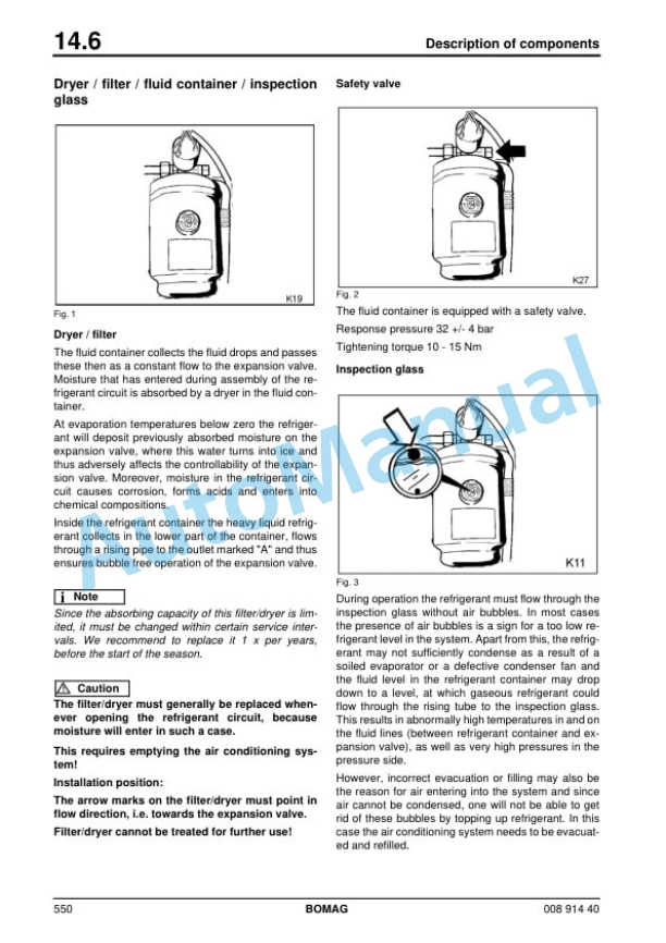 Alternative view of Bomag BW 216 DHC-4, BW 216 PDHC-4 Single Drum Roller Service Manual 00891440
