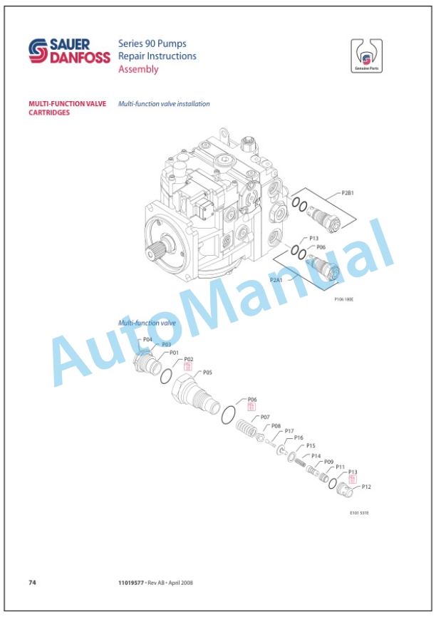 Bomag BW 216 DHC-4, BW 216 PDHC-4 Single Drum Roller Service Manual 00891440 4 Bomag BW 216 DHC-4, BW 216 PDHC-4 Single Drum Roller Service Manual 00891440 - Image 4