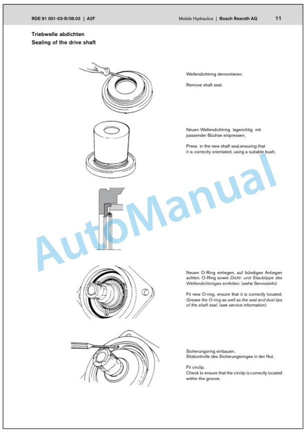 Bomag BW 219 DH-4, BW 219 PDH-4, BW 226 DH-4, BW 226 PDH-4 Single Drum Roller Service Manual 00891693 3 Bomag BW 219 DH-4, BW 219 PDH-4, BW 226 DH-4, BW 226 PDH-4 Single Drum Roller Service Manual 00891693 - Image 3