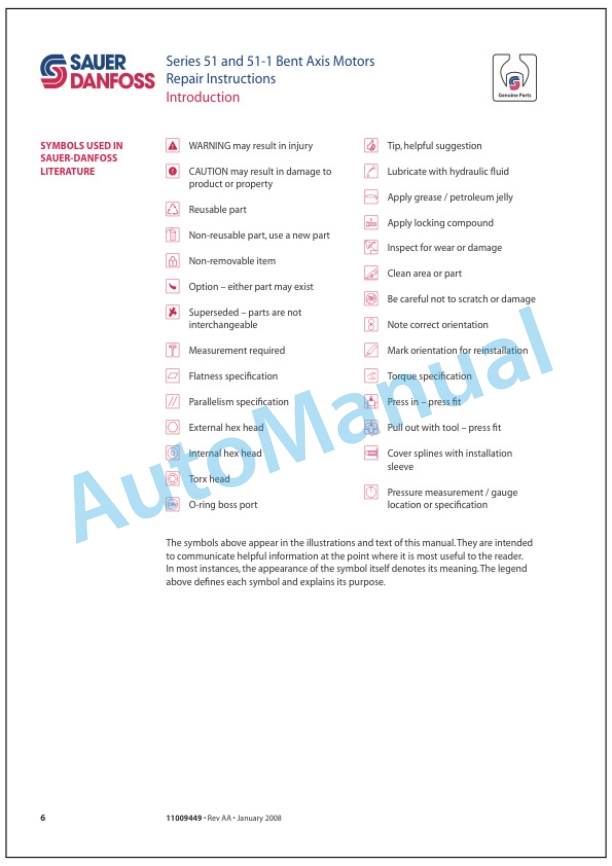 Bomag BW 219 DH-4, BW 219 PDH-4, BW 226 DH-4, BW 226 PDH-4 Single Drum Roller Service Manual 00891693 4 Bomag BW 219 DH-4, BW 219 PDH-4, BW 226 DH-4, BW 226 PDH-4 Single Drum Roller Service Manual 00891693 - Image 4