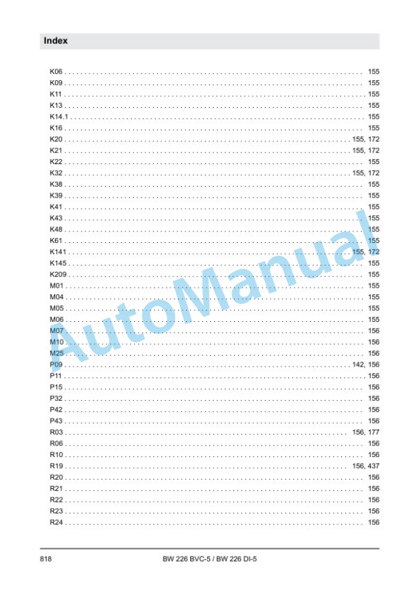 Bomag BW 226 BVC-5, BW 226 DI-5 Single Drum Roller Service Manual 00840086 5 Bomag BW 226 BVC-5, BW 226 DI-5 Single Drum Roller Service Manual 00840086 - Image 5