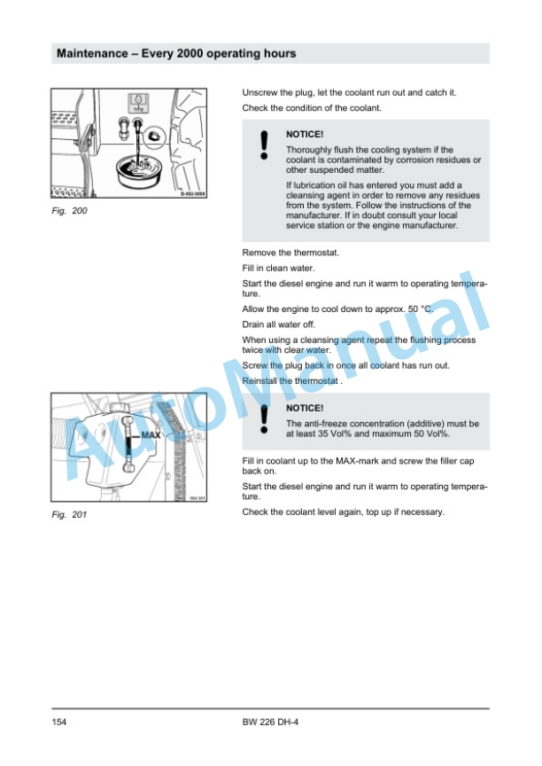 Bomag BW 226 DH-4 Single Drum Roller Operating and Maintenance Instructions 00804041 5 Bomag BW 226 DH-4 Single Drum Roller Operating and Maintenance Instructions 00804041 - Image 5