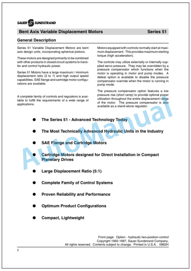 Bomag BW 226 DH-4 Single Drum Roller Service Manual 00891420 4 Bomag BW 226 DH-4 Single Drum Roller Service Manual 00891420 - Image 4