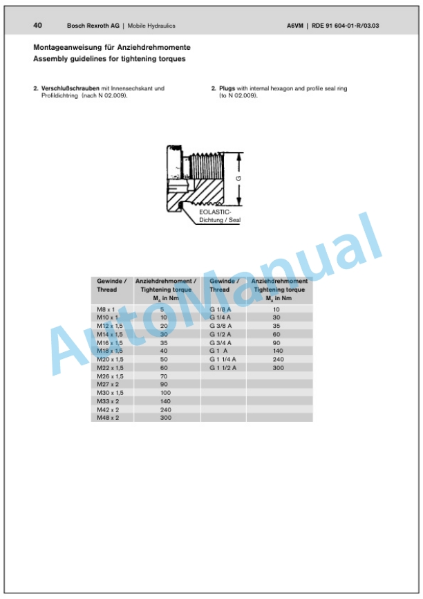 Bomag BW 27 RH-4i Rubber Tire Roller Service Manual 00892289 4 Bomag BW 27 RH-4i Rubber Tire Roller Service Manual 00892289 - Image 4