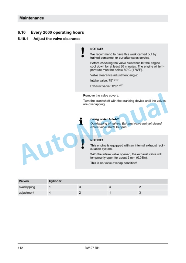 Bomag BW 27 RH Rubber Tire Roller Operating and Maintenance Instructions 00804841 4 Bomag BW 27 RH Rubber Tire Roller Operating and Maintenance Instructions 00804841 - Image 4