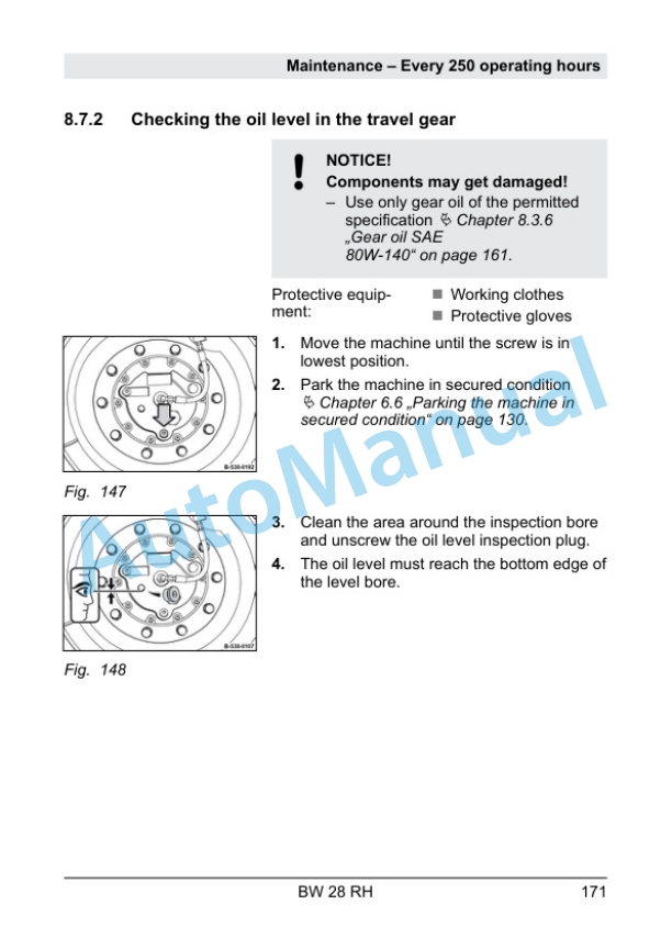 Bomag BW 28 RH Pneumatic Tyred Roller Operating and Maintenance Instructions 00820205 3 Bomag BW 28 RH Pneumatic Tyred Roller Operating and Maintenance Instructions 00820205 - Image 3