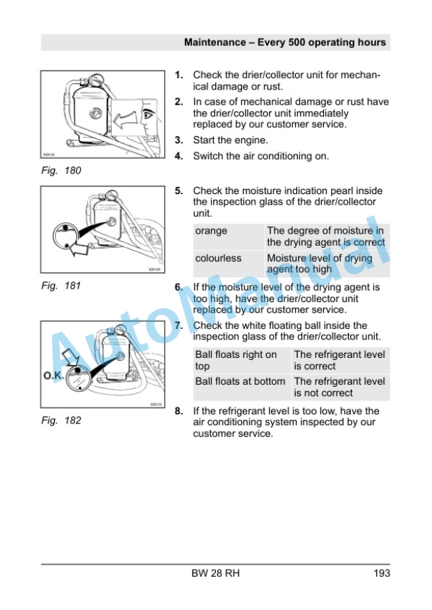Bomag BW 28 RH Pneumatic Tyred Roller Operating and Maintenance Instructions 00820205 4 Bomag BW 28 RH Pneumatic Tyred Roller Operating and Maintenance Instructions 00820205 - Image 4