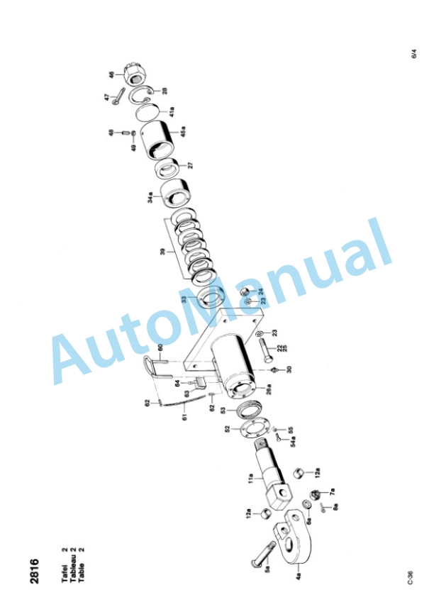 Bomag BW 6, BW 6S Towed Vibratory Rollers Spare Parts Catalogue 00812402 FR 5 Bomag BW 6, BW 6S Towed Vibratory Rollers Spare Parts Catalogue 00812402 FR-5