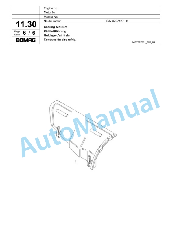 Bomag BW 6 Tower Roller Spare Parts Catalogue 00817955 2 Bomag BW 6 Tower Roller Spare Parts Catalogue 00817955-2