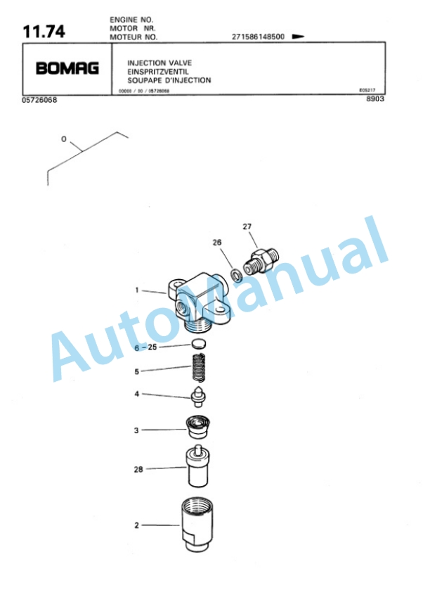Bomag BW 65 HS Double Vibratory Roller Spare Parts Catalogue 00810113 2 Bomag BW 65 HS Double Vibratory Roller Spare Parts Catalogue 00810113-2