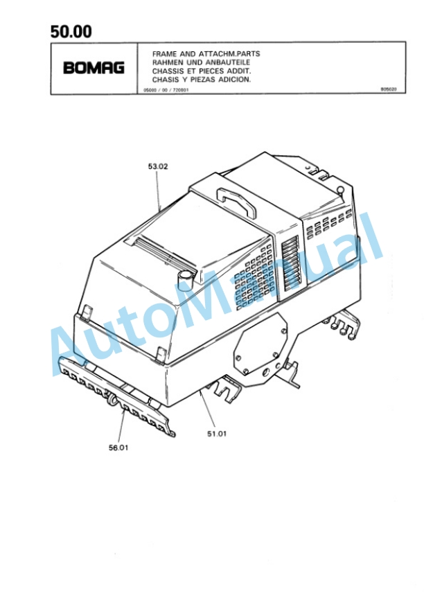 Bomag BW 65 T, BW 85 T, BW 105 T Trench Compactor Spare Parts Catalogue 00815204 3 Bomag BW 65 T, BW 85 T, BW 105 T Trench Compactor Spare Parts Catalogue 00815204-3