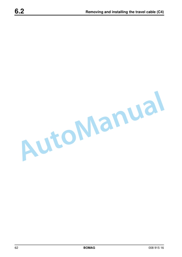 Alternative view of Bomag BW 75 H Double Vibratory Roller Service Manual 00891516