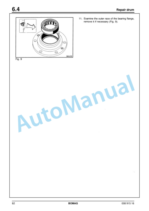 Bomag BW 75 H Double Vibratory Roller Service Manual 00891516 3 Bomag BW 75 H Double Vibratory Roller Service Manual 00891516 - Image 3