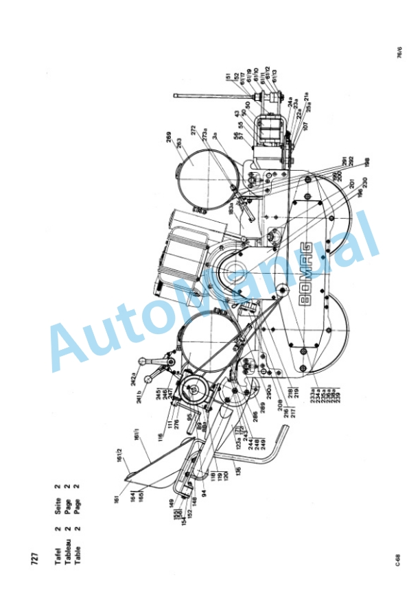 Bomag BW 75 S Double Vibratory Roller Spare Parts Catalogue 00810509 FR 2 Bomag BW 75 S Double Vibratory Roller Spare Parts Catalogue 00810509 FR-2