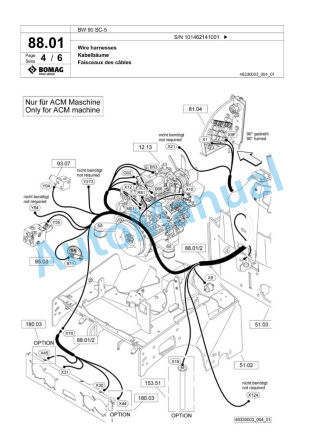 Bomag BW 90 SC-5 Tandem Vibratory Roller Spare Parts Catalogue 00825293 2 Bomag BW 90 SC-5 Tandem Vibratory Roller Spare Parts Catalogue 00825293-2