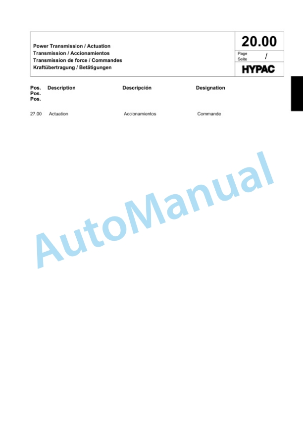 Bomag C 330 B Steel Wheel Roller Spare Parts Catalogue 00818979 3 Bomag C 330 B Steel Wheel Roller Spare Parts Catalogue 00818979-3