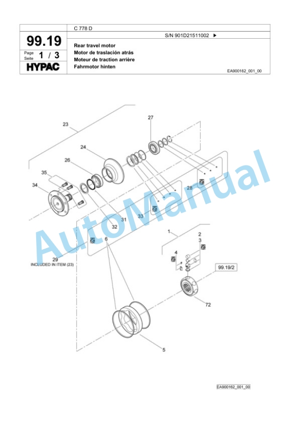 Bomag C 778 D Tandem Vibratory Roller Spare Parts Catalogue 00818927 4 Bomag C 778 D Tandem Vibratory Roller Spare Parts Catalogue 00818927-4