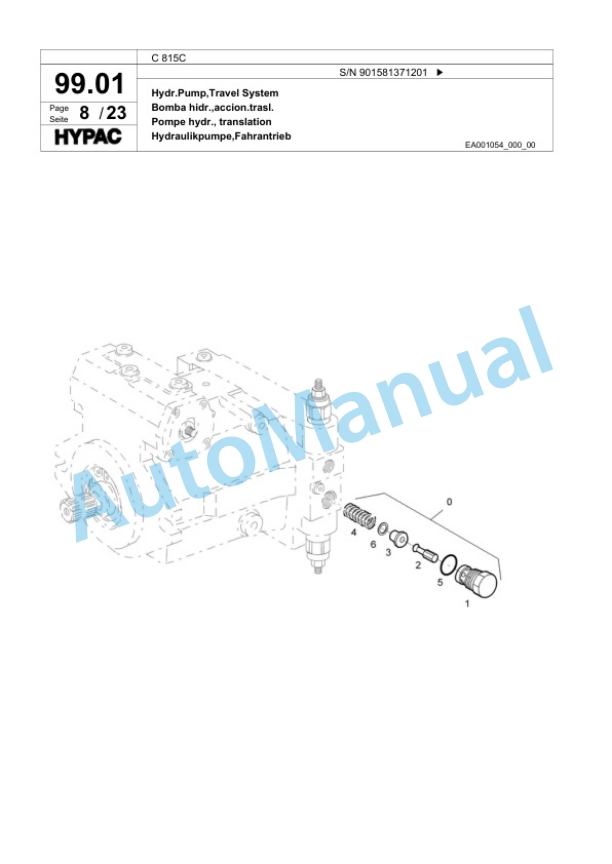 Bomag C 815C Single Drum Wheel Drive Vibratory Roller Spare Parts Catalogue 00818023 3 Bomag C 815C Single Drum Wheel Drive Vibratory Roller Spare Parts Catalogue 00818023-3