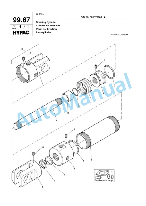 Bomag C 815C Single Drum Wheel Drive Vibratory Roller Spare Parts Catalogue 00818023 5 Bomag C 815C Single Drum Wheel Drive Vibratory Roller Spare Parts Catalogue 00818023-5
