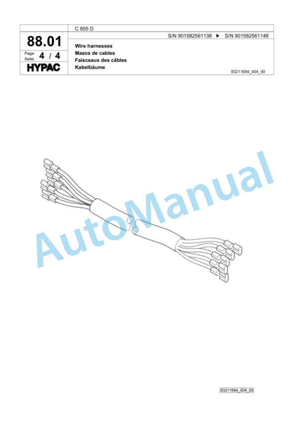 Bomag C 855 D Single Drum Wheel Drive Vibratory Roller Spare Parts Catalogue 00818419 2 Bomag C 855 D Single Drum Wheel Drive Vibratory Roller Spare Parts Catalogue 00818419-2