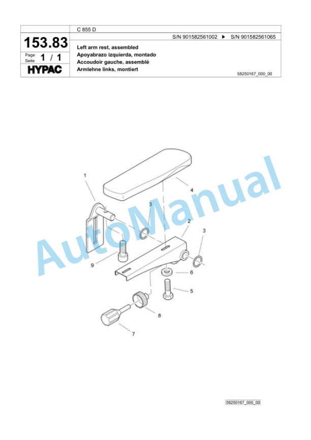 Bomag C 855 D Single Drum Wheel Drive Vibratory Roller Spare Parts Catalogue 00818419 4 Bomag C 855 D Single Drum Wheel Drive Vibratory Roller Spare Parts Catalogue 00818419-4