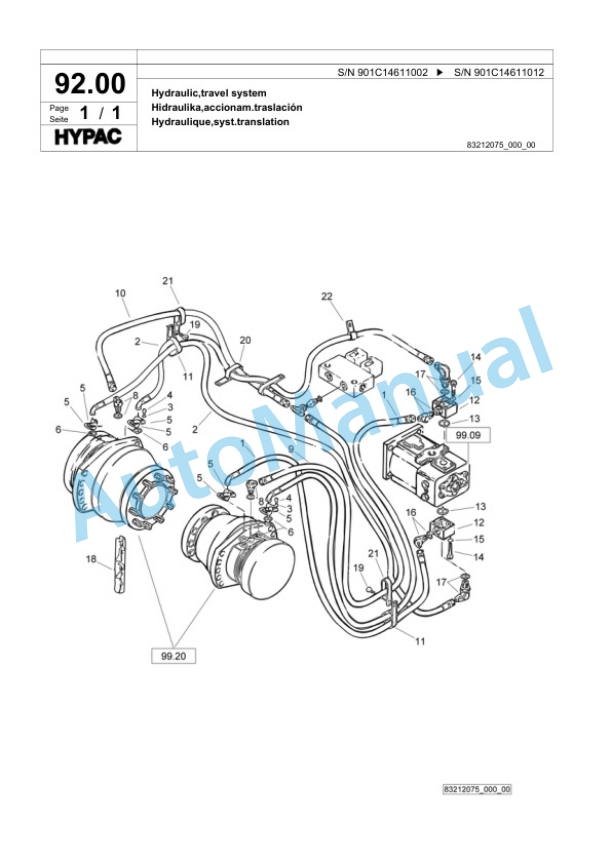 Bomag C340C Steel Wheel Roller Spare Parts Catalogue 00818623 3 Bomag C340C Steel Wheel Roller Spare Parts Catalogue 00818623-3