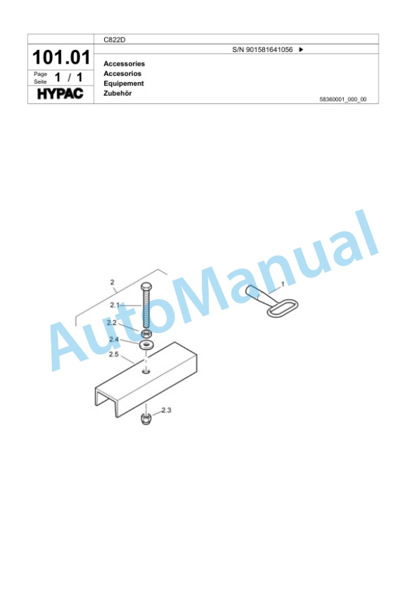 Bomag C822D Single Drum Wheel Drive Vibratory Roller Spare Parts Catalogue 00818945 5 Bomag C822D Single Drum Wheel Drive Vibratory Roller Spare Parts Catalogue 00818945-5