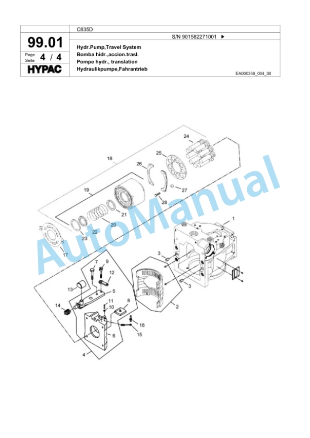 Bomag C835D Single Drum Wheel Drive Vibratory Roller Spare Parts Catalogue 00818583 2 Bomag C835D Single Drum Wheel Drive Vibratory Roller Spare Parts Catalogue 00818583-2