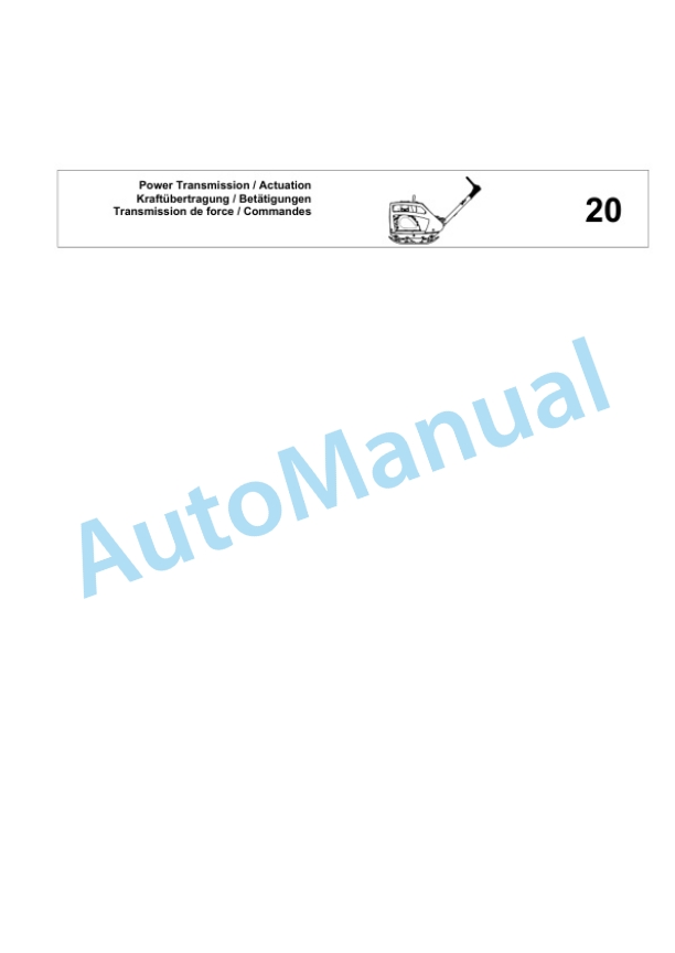 Bomag DRP20D Vibratory Plate Compactor Spare Parts Catalogue 00826107 2 Bomag DRP20D Vibratory Plate Compactor Spare Parts Catalogue 00826107-2
