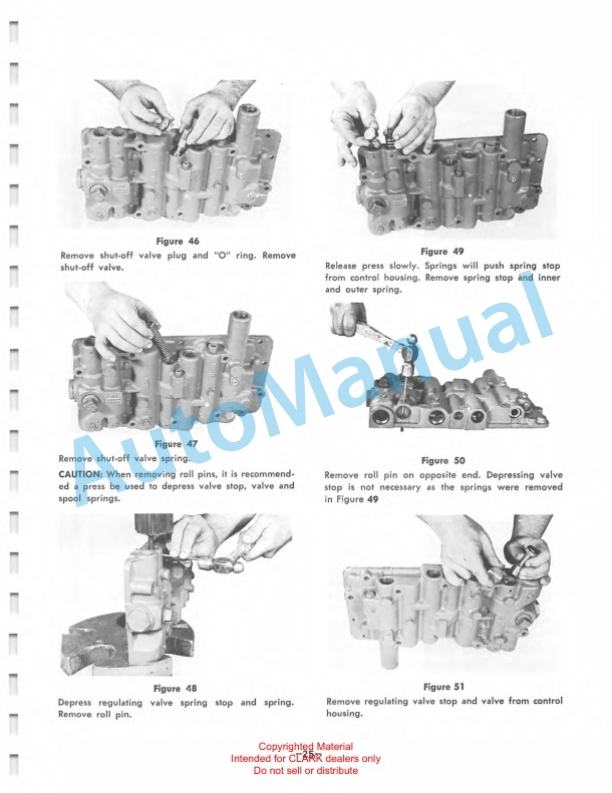 Clark 5000 Series Powershift Transmission Maintenance and Service Manual SM-54 2 Clark 5000 Series Powershift Transmission Maintenance and Service Manual SM-54-2
