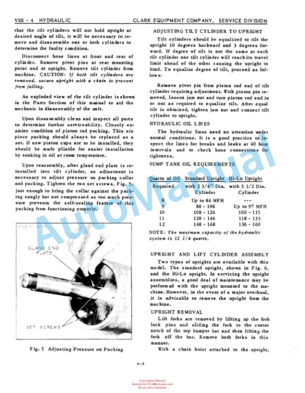 Clark A3 Clipper Maintenance Manual 5 Clark A3 Clipper Maintenance Manual-5