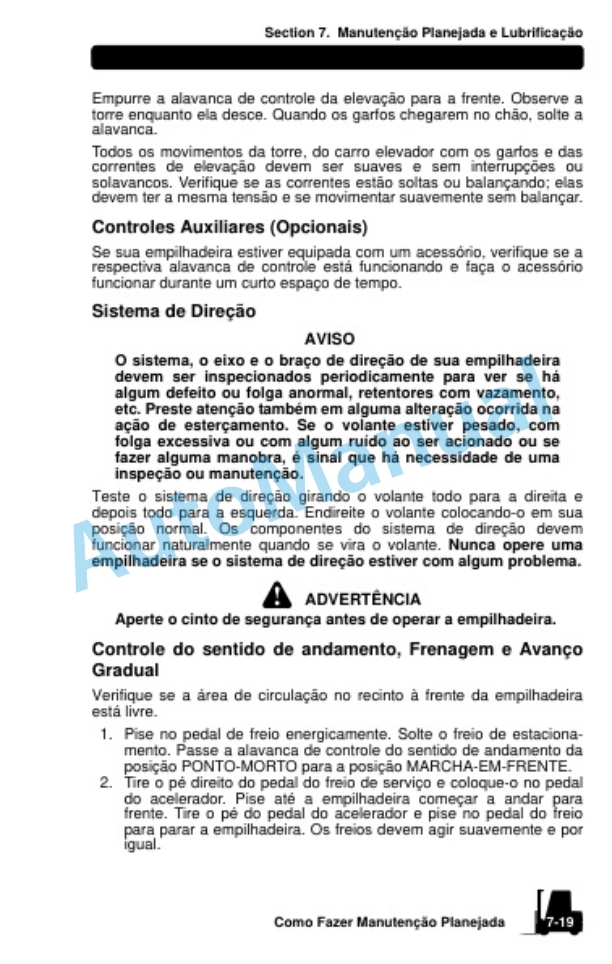 Clark C 15-35 D, L, G, C 15-32 C L, G, C 40-55s D, L, C 60-80 D, C 60-75 L Operator Manual OM-663 5 Clark C 15-35 D, L, G, C 15-32 C L, G, C 40-55s D, L, C 60-80 D, C 60-75 L Operator Manual OM-663-5