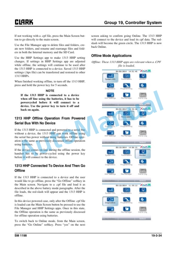 Clark C 15s L, C 18s L, C 20s L, C 15sC L, C 18sC L, C 20sC L Service Manual SM-1198 3 Clark C 15s L, C 18s L, C 20s L, C 15sC L, C 18sC L, C 20sC L Service Manual SM-1198 - Image 3