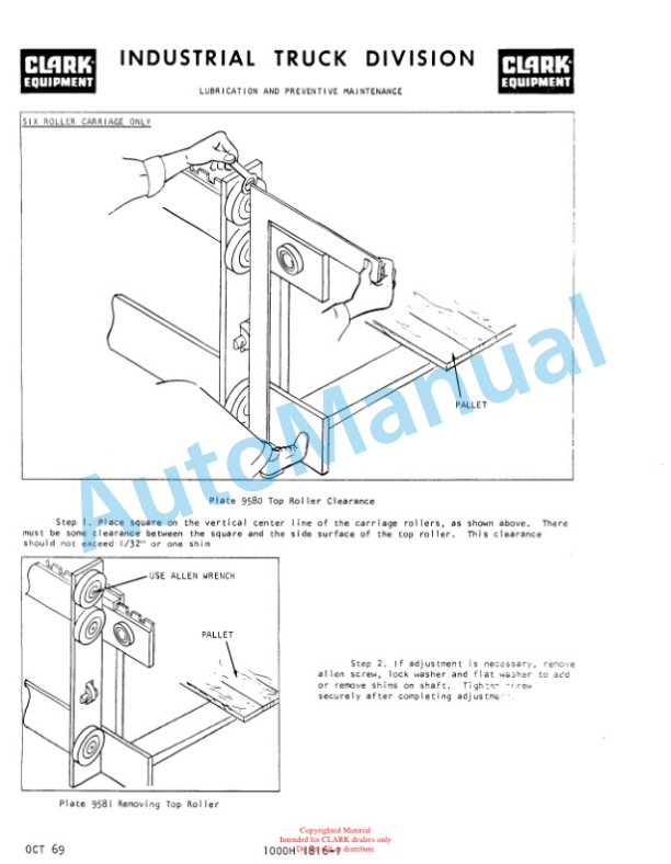 Clark C 20 B, C 25 B, C 20 BP, CS 30 Operator Manual O-160-1 3 Clark C 20 B, C 25 B, C 20 BP, CS 30 Operator Manual O-160-1-3