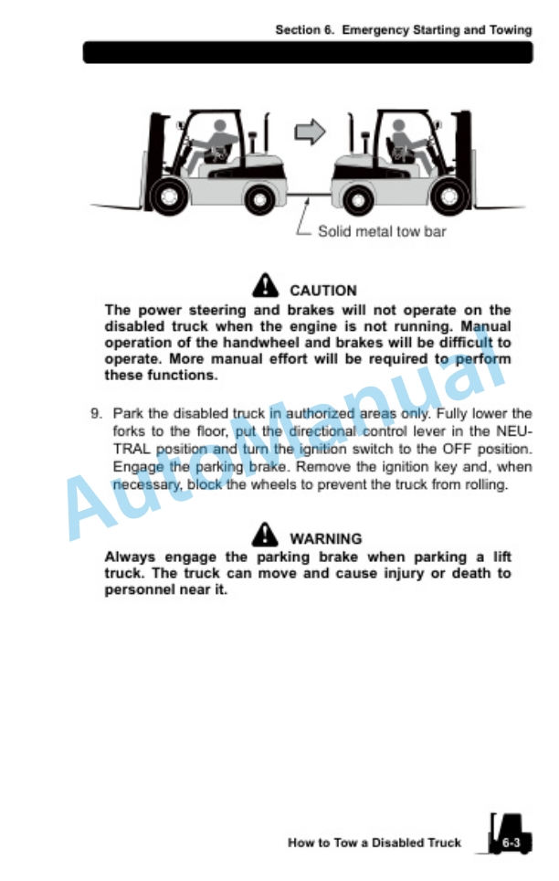 Clark C-40, 45, 50s, 55s D, L, C-60, 70, 75, 80 D, L Operator Manual OM-1038 3 Clark C-40, 45, 50s, 55s D, L, C-60, 70, 75, 80 D, L Operator Manual OM-1038-3