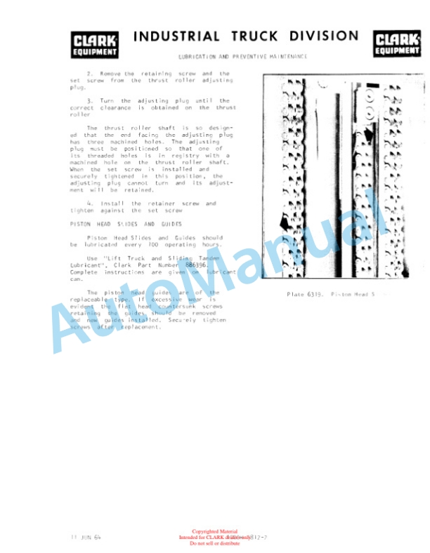 Clark C 60, C 70, C 80, CY 60, CY 70, CY 80 Operator Manual 5 Clark C 60, C 70, C 80, CY 60, CY 70, CY 80 Operator Manual-5