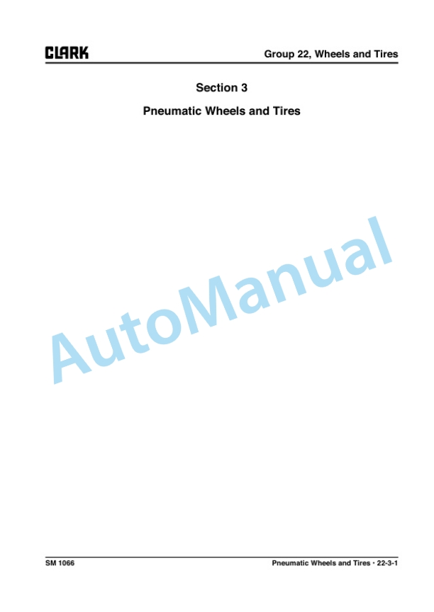Clark C15s D-L, C 18s D-L, C 20s D-L, C15s C-L, C 18s C-L, C 20s C-L Service Manual SM-1066 4 Clark C15s D-L, C 18s D-L, C 20s D-L, C15s C-L, C 18s C-L, C 20s C-L Service Manual SM-1066 - Image 4