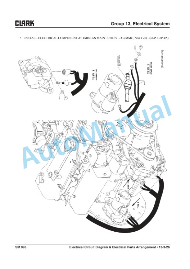 Clark C20, 25, 30, 35 D, L, G, C20, 25, 30, 32C L Service Manual SM-996 5 Clark C20, 25, 30, 35 D, L, G, C20, 25, 30, 32C L Service Manual SM-996 - Image 5