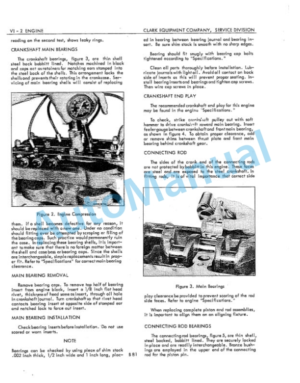 Clark C20B-1-296, C20P-1-366, C25B-1-296 Maintenance Manual B79 2 Clark C20B-1-296, C20P-1-366, C25B-1-296 Maintenance Manual B79-2