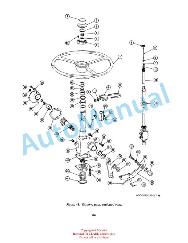 Clark C20B-1632032-100, C20B-1632033-127 Truck, Lift, Fork, Gasoline Technical Manual TM10-3930-237-35 3 Clark C20B-1632032-100, C20B-1632033-127 Truck, Lift, Fork, Gasoline Technical Manual TM10-3930-237-35-3
