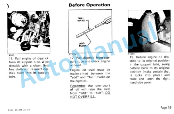 Clark C300 40-50 Operator Instruction Manual OI-345 2 Clark C300 40-50 Operator Instruction Manual OI-345-2