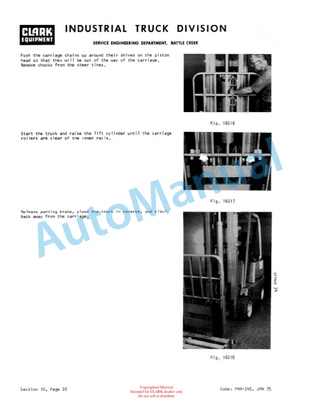 Clark C500 355 Waukesha Diesel Planned Maintenance and Adjustment Procedures Manual PMA-275 3 Clark C500 355 Waukesha Diesel Planned Maintenance and Adjustment Procedures Manual PMA-275-3