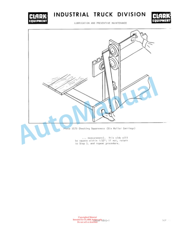 Clark C500 HY Diesel Operator Manual O-302 5 Clark C500 HY Diesel Operator Manual O-302-5