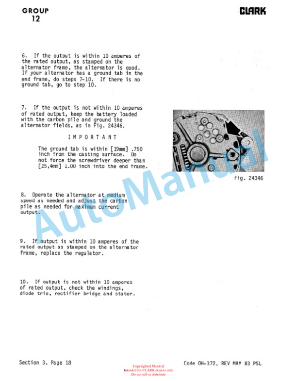 Clark C500 Series Overhaul Manual OH-370 3 Clark C500 Series Overhaul Manual OH-370-3