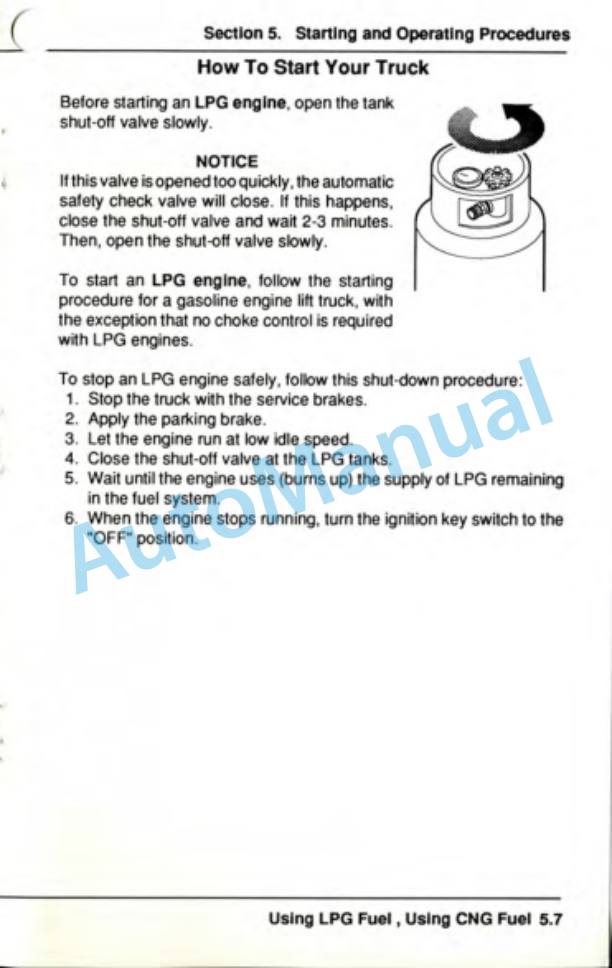 Clark C500 Y 180-200-225S-225L-250S-250L-300S-300L-350 Operator Manual OM-575 2 Clark C500 Y 180-200-225S-225L-250S-250L-300S-300L-350 Operator Manual OM-575-2