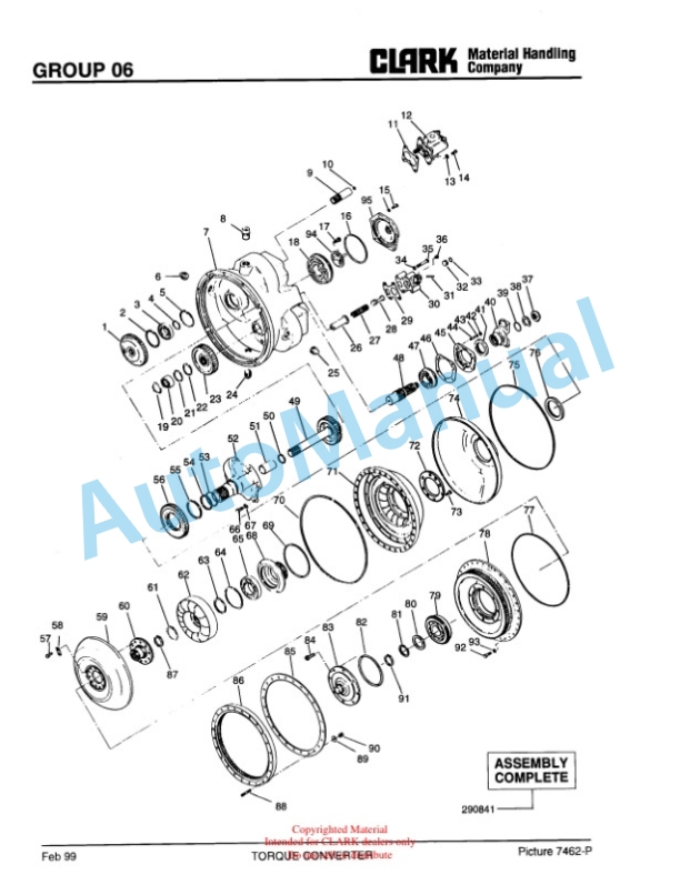 Clark C500 Y 950 CH Container Handler Lift Truck Parts Book PM-X178 3 Clark C500 Y 950 CH Container Handler Lift Truck Parts Book PM-X178-3