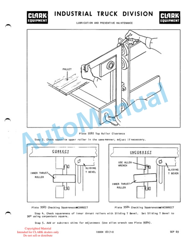 Clark C500 Y Gas Operator Manual O-281 5 Clark C500 Y Gas Operator Manual O-281-5