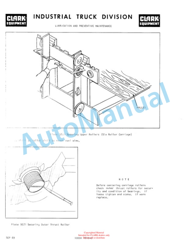 Clark C500-Y1625 D-1-2258, C500-Y2030 D-1-2260 Operator Manual O-300 5 Clark C500-Y1625 D-1-2258, C500-Y2030 D-1-2260 Operator Manual O-300-5