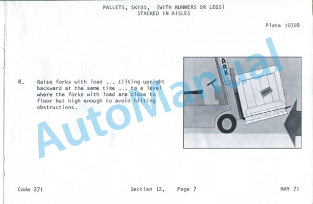Clark C500-Y235, C500-FY235, C500-Y335, C500-HY335, C500-Y685, C500-HY685 Operator Instructions OI-271 2 Clark C500-Y235, C500-FY235, C500-Y335, C500-HY335, C500-Y685, C500-HY685 Operator Instructions OI-271-2
