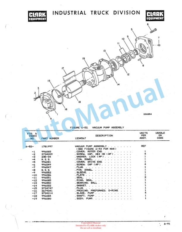 Clark C5Y155 Technical Manual 2 Clark C5Y155 Technical Manual-2
